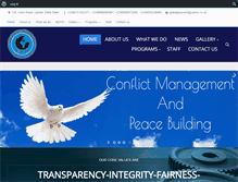 Tablet Screenshot of globalpeacedev.org